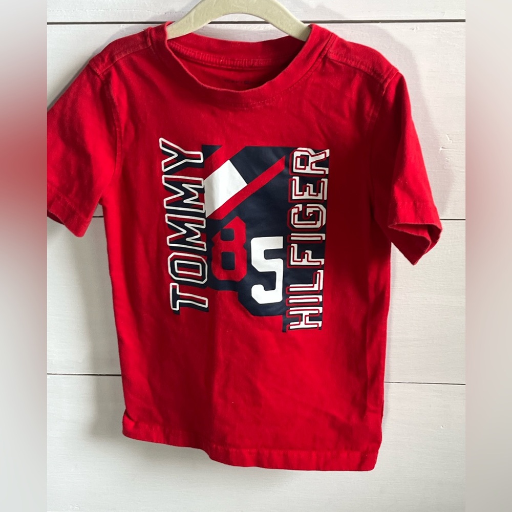 Tommy Hilfiger Kids Red Graphic Tee